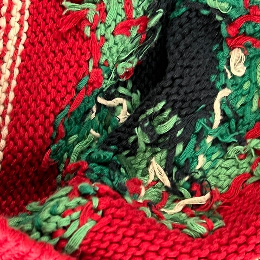 Orvis Holly Festive Sweater Cardigan Women's‎ Knit Christmas Holiday L - Picture 6 of 14